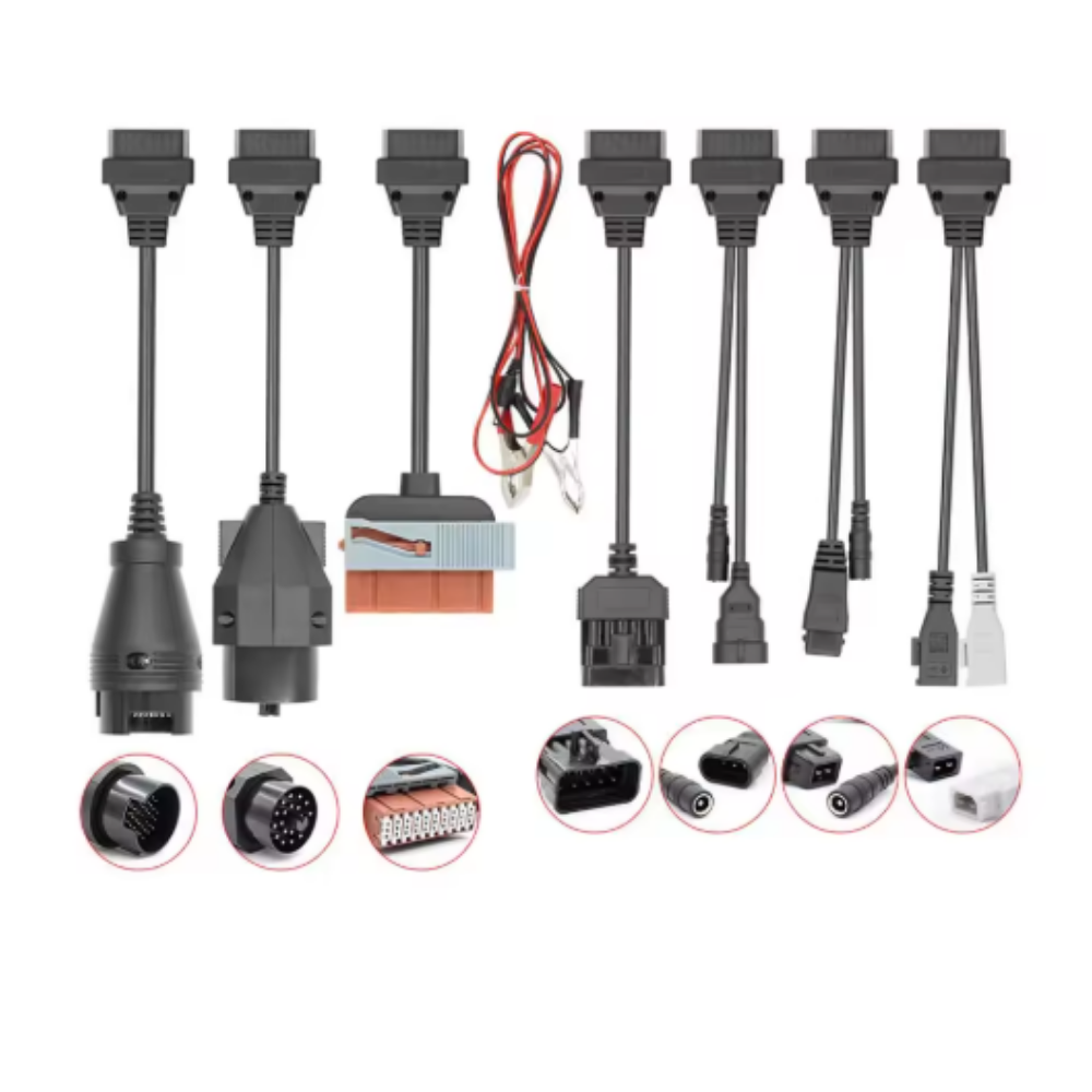 Kit de 8 câbles adaptateur OBD2 pour voitures