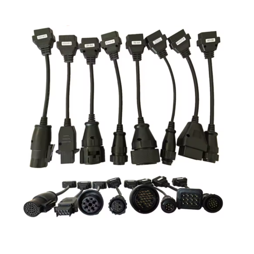 Kit de 8 câbles adaptateurs OBD2 pour camions et PL