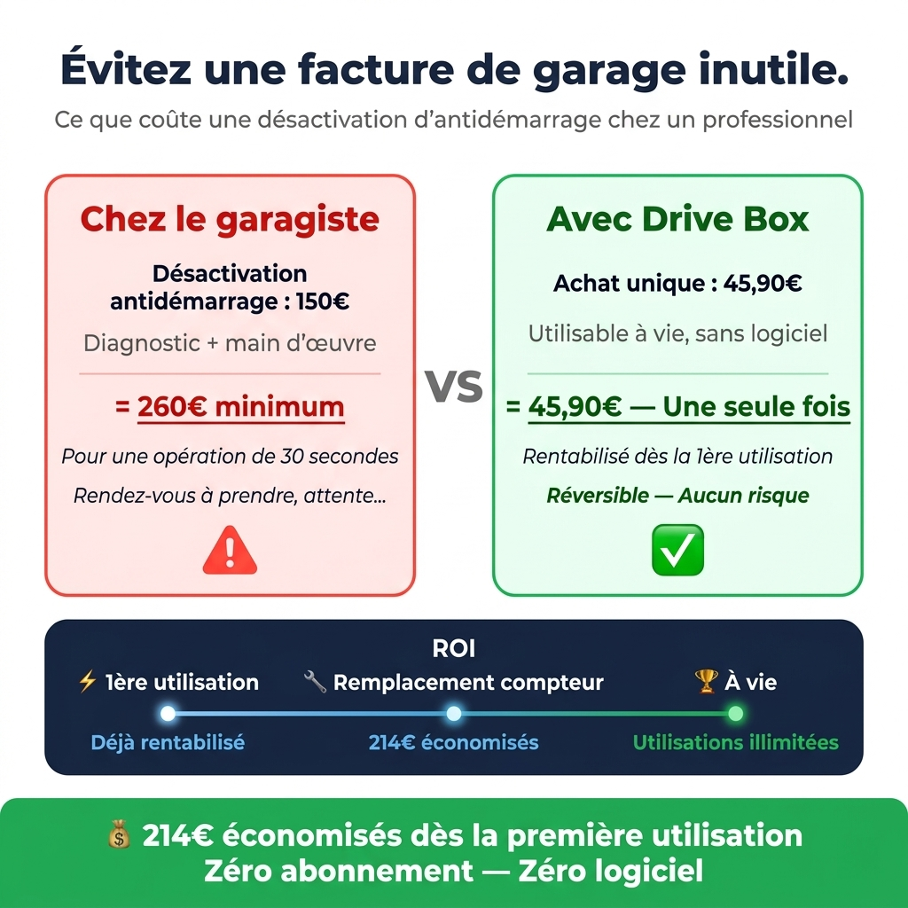 VAG Immo désactivation/activation anti démarrage OBD